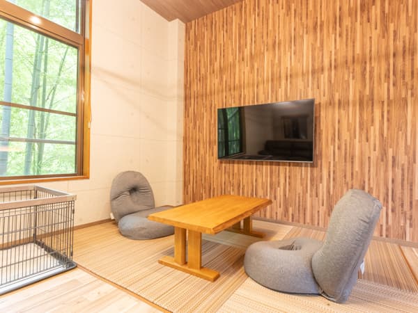 〈Annex館〉<br class='spbr'>【ペット同伴客室】<br class='spbr'>和モダンスイート半露天風呂付