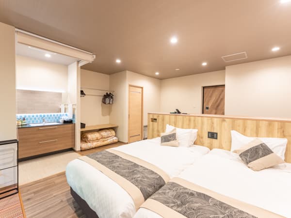 〈Annex館〉<br class='spbr'>【ペット同伴客室】和モダン和洋室テラス＆半露天風呂付