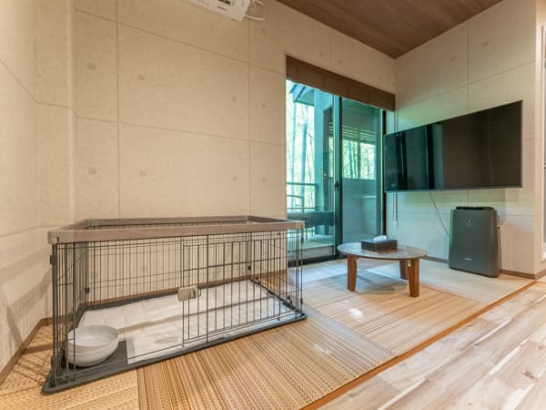 〈Annex館〉<br class='spbr'>【ペット同伴客室】和モダンツインテラス＆半露天風呂付