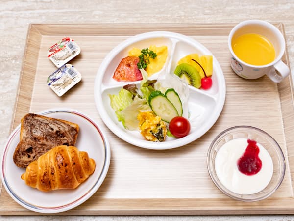 朝食一例（お子様）