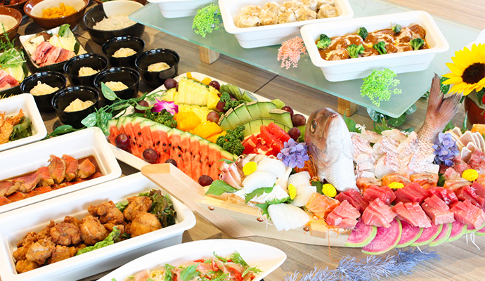 夕食ビュッフェ　※一例