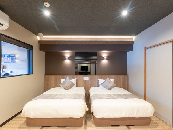 【和美麗スイート】60平米＋テラス10平米　信楽焼半露天風呂