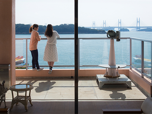 ロビーからの景色