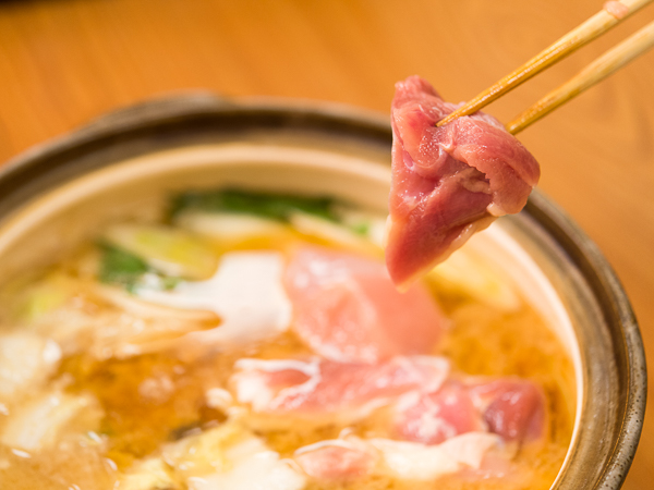 軍鶏鍋（別途料金）