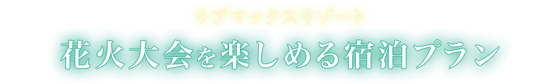 様々な宿泊プランをご用意してます