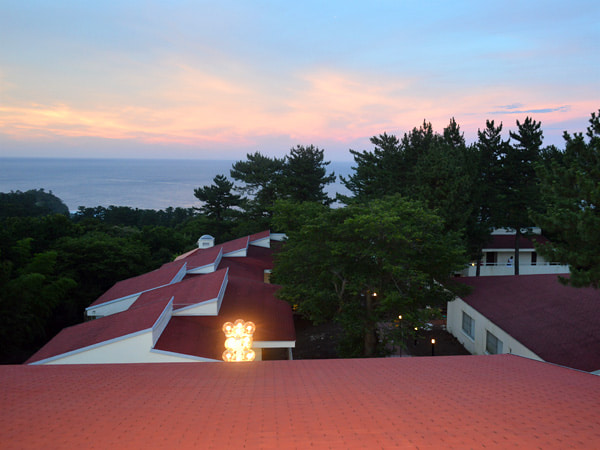 夕日