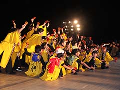 とっておき冬花火大会＆よさこいソーズラ祭り