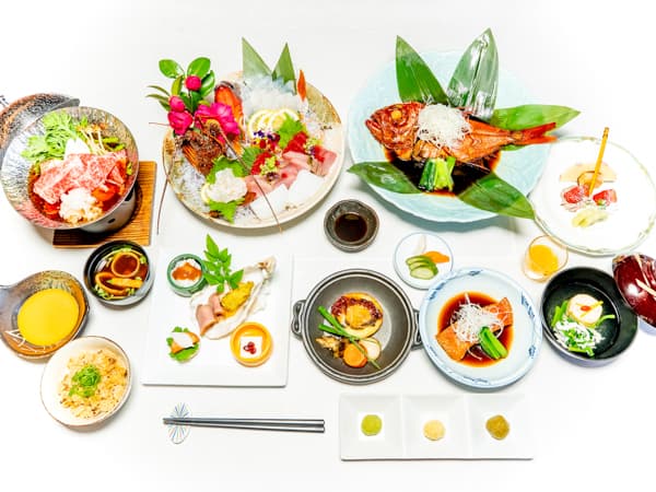 会席料理の一例