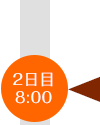 2日目8:00