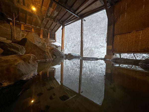 露天風呂（女湯）（冬）