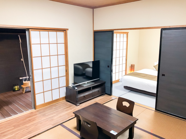【和美麗・DOG同伴ルーム】35平米＋専用テラス8平米 信楽焼露天風呂