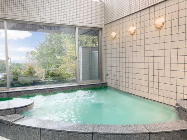 浴場からの富士山